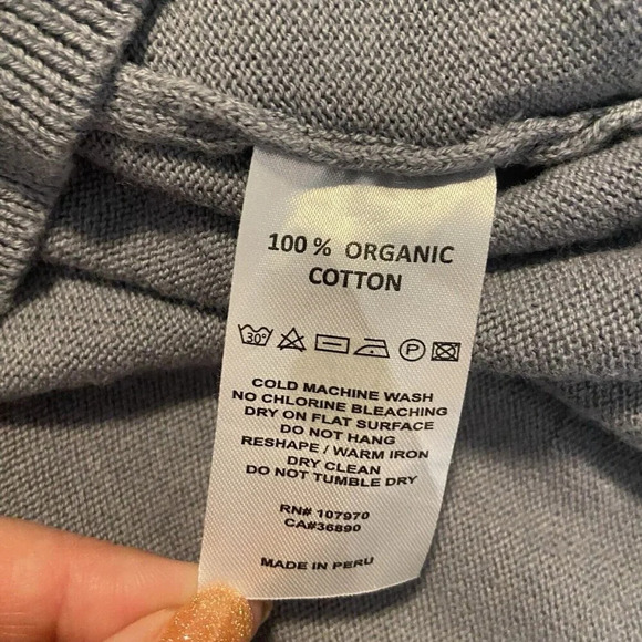 EQL by Kerrits Lucky Horseshoe Cable Equestrian Sporty Preppy Sweater Size XL - Picture 8 of 10